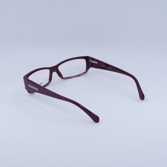 🕶️ New Ermenegildo Zegna VZ3536 09M8 Eyeglasses - Burgundy Frame - Picture 4 of 10